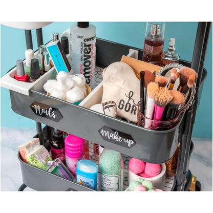 A La Cart Storage Cart Steel Blue / Carrito Organizador Azul Acero Almacenamiento y Organización We R Memory Keepers