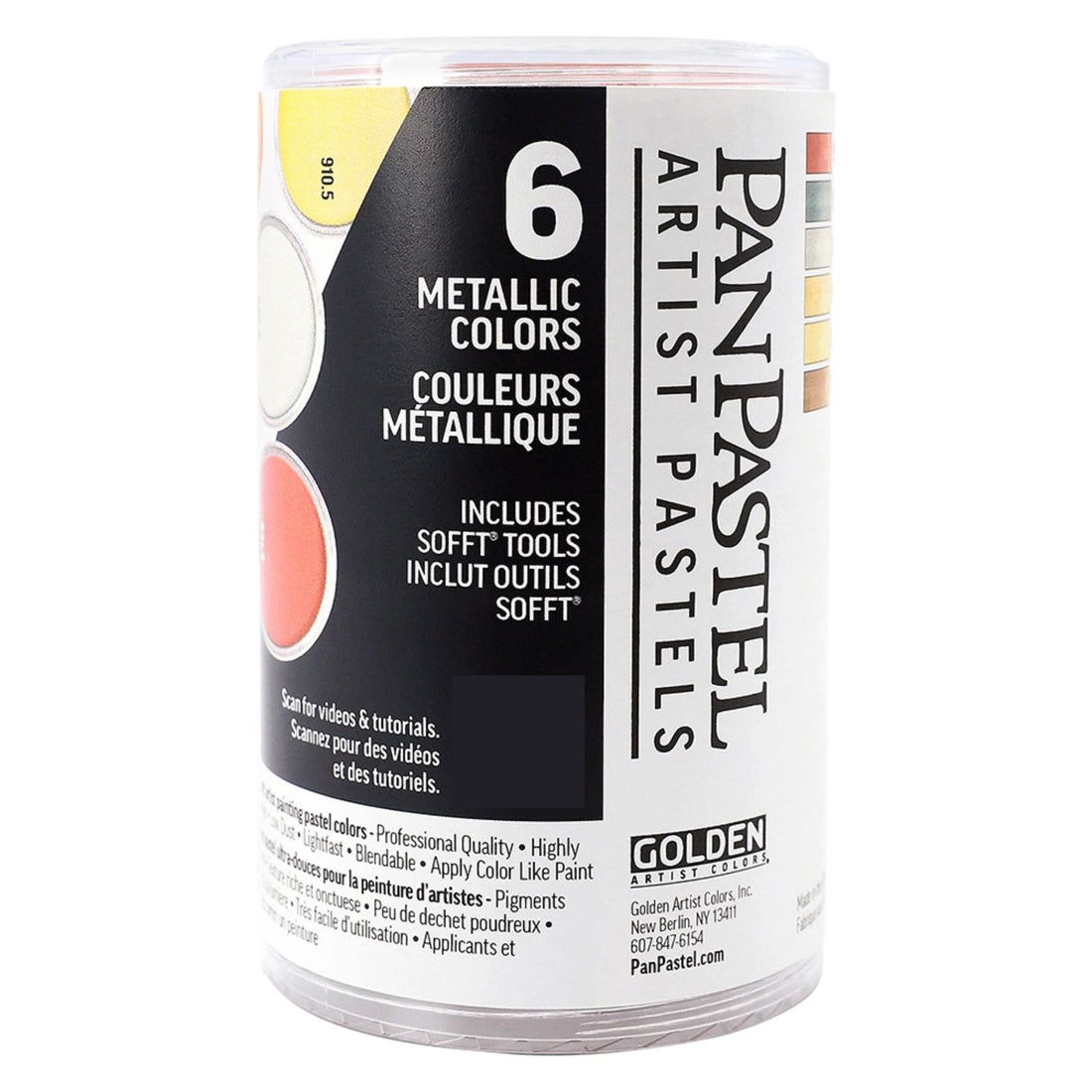 Ultra Soft Artist Pastel Set Metallics / Set de Pasteles Ultra Suaves Metálicos Pastel PanPastel