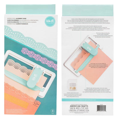 Border Punch Alignment Guide / Guía de Alieación Para Perforadoras de Borde Perforadoras We R Memory Keepers
