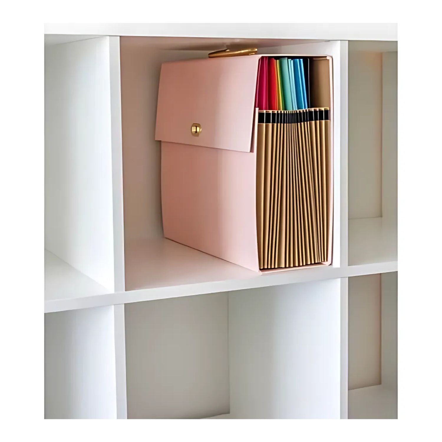 Accordion Paper Storage Pink / Organizador Tipo Acordeón para Papel Almacenamiento y Organización We R Memory Keepers
