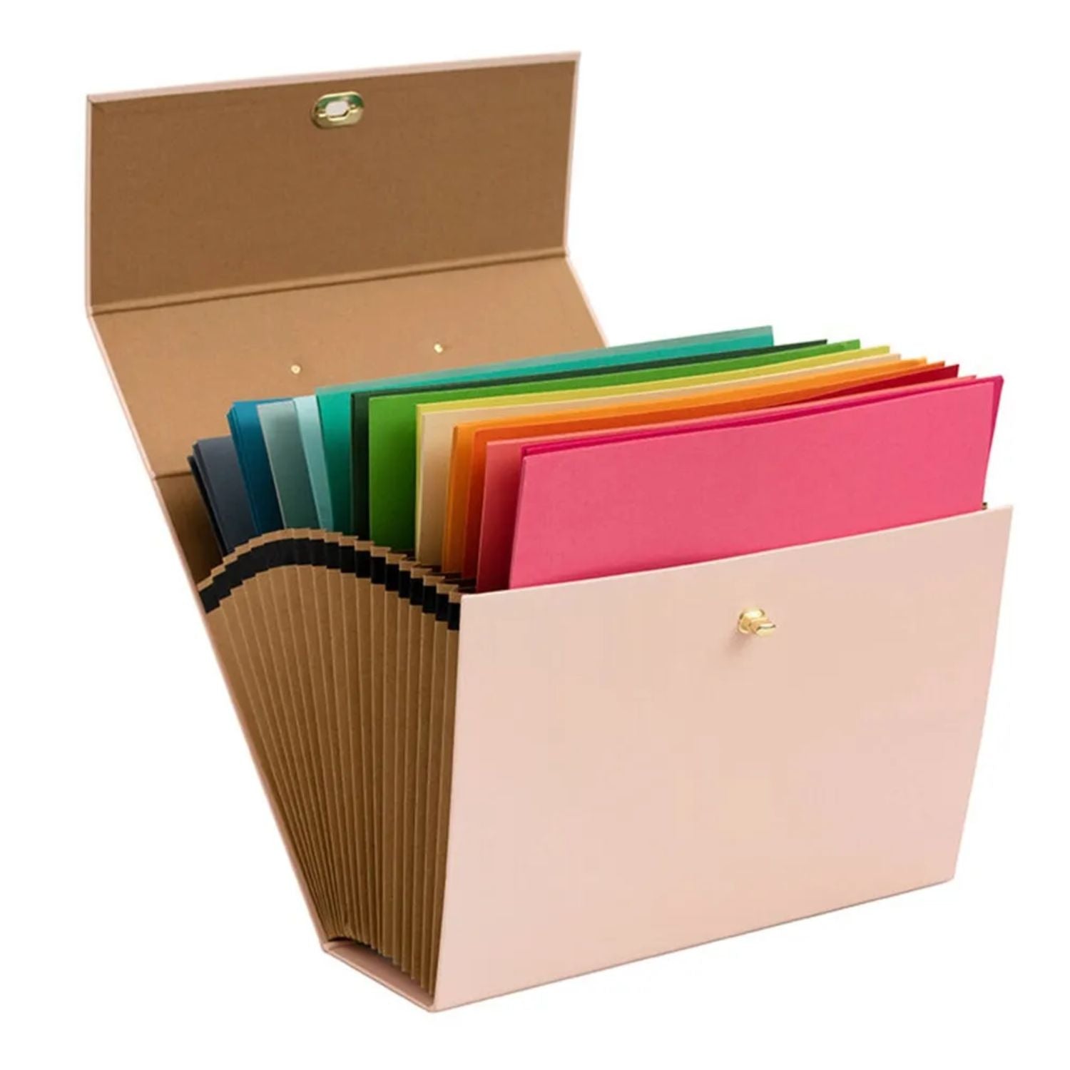 Accordion Paper Storage Pink / Organizador Tipo Acordeón para Papel Almacenamiento y Organización We R Memory Keepers
