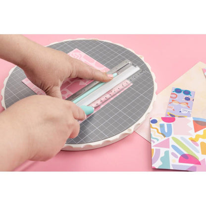 Rotating Platform &amp; Cutting Mat / Plataforma Giratoria y Tapete de Corte Circular Tapetes, Mats We R Memory Keepers