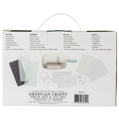 Mini Evolution Die Cut Machine Kit / Suajadora Mini Evolution 64 piezas Suajadoras / Troqueladoras We R Memory Keepers