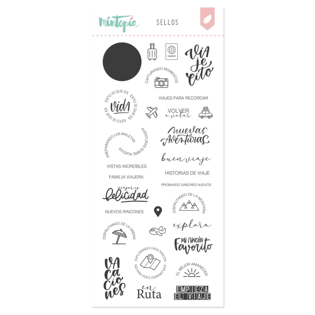Travel Document Stamp / Sello Documenta Viajes Sellos Mintopía