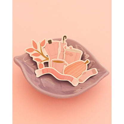 Moka Collection Die Cuts / Recortes Colección Otoño Adornos / Embellishments Mintopía