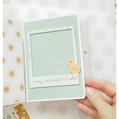 Baby Bloom Chipboard Frames / Marcos De Aglomerado De Colección Adornos / Embellishments Mintopía