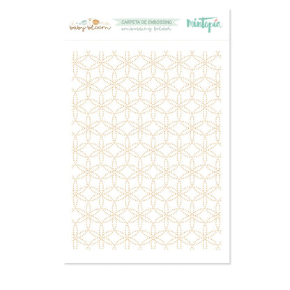 Geometric Background Embossing Folder / Folder De Grabado Geométrico Folders de Grabado Mintopía