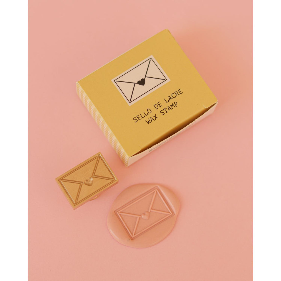 Sello para Lacre &quot;Sobre Corazón&quot; Sellos Mintopía