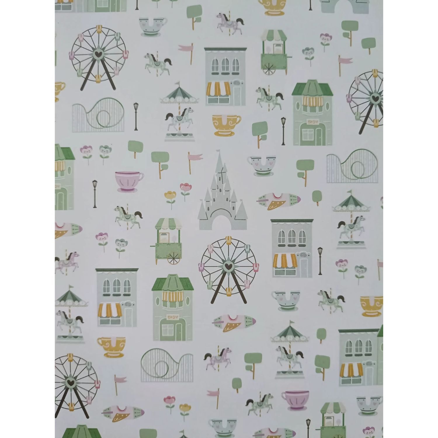 6x8&quot; Block de Papel Estampado Main Street Papel Mintopía