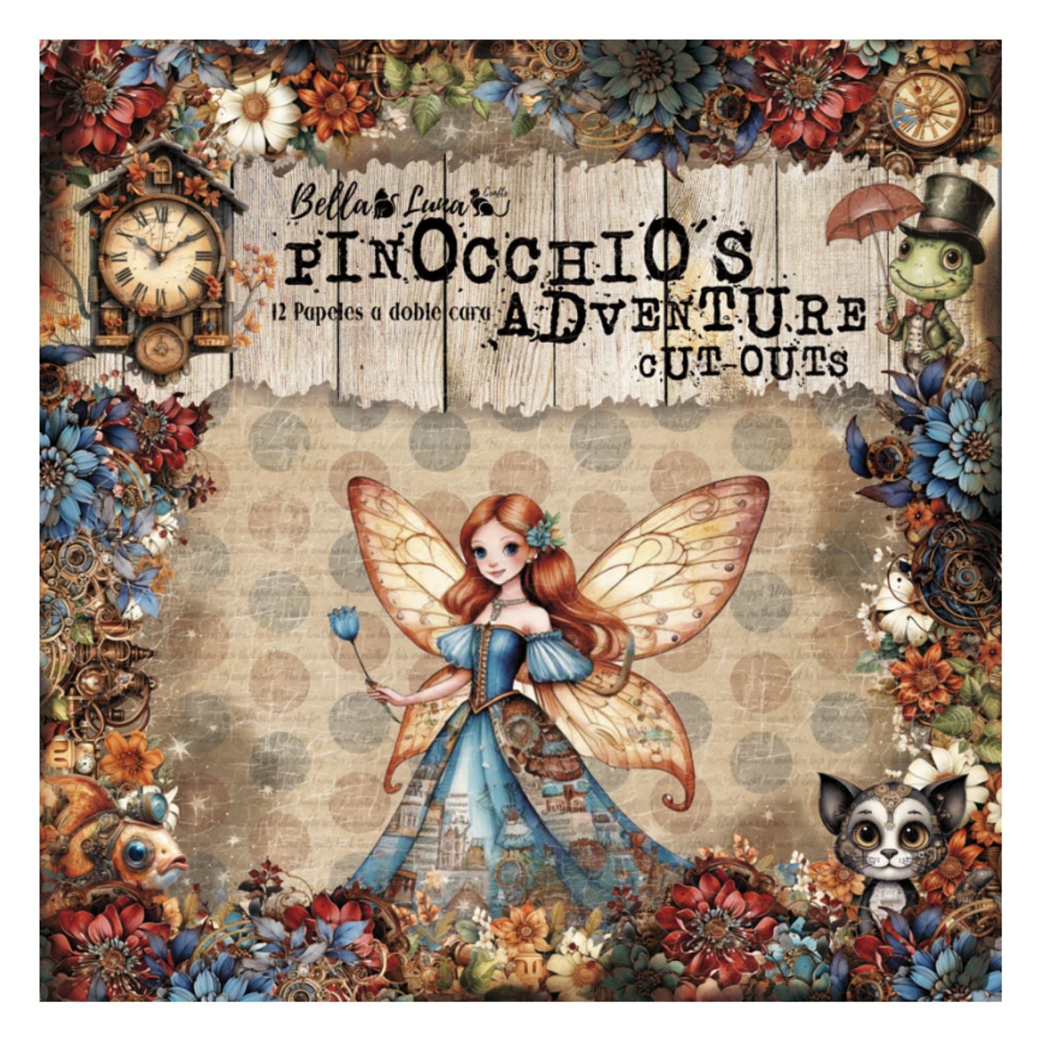 Paquete 12 Papeles Pinocchio&