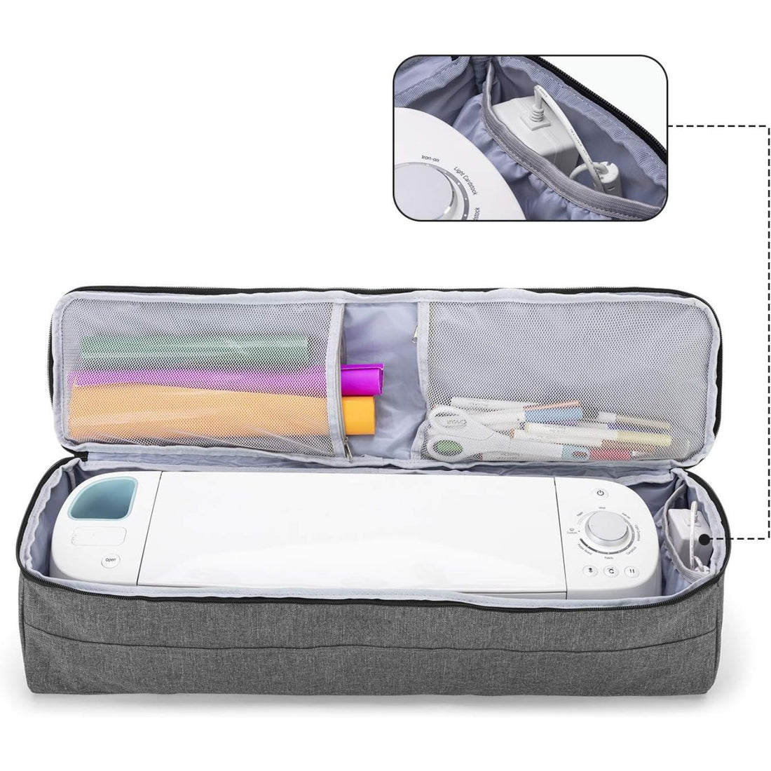 Transportadora y Cubre Polvo Cricut Plotter Accesorios Hobbees