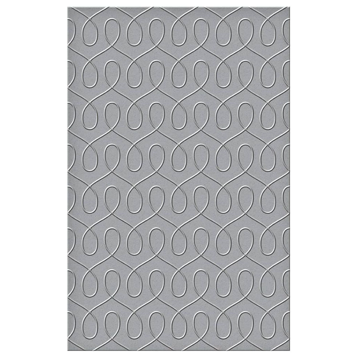 Loops Embossing Folder From The Be Bold Collection / Folder de Grabado De Boucles Folders de Grabado Spellbinders