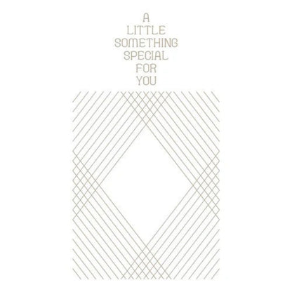 Crossed Lines Cardfront Glimmer Hot Foil Plate / Placas Lamina Caliente Lineas Cruzadas Mensaje Especial Dados de Corte / Suajes / Troqueles Spellbinders