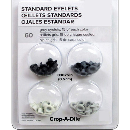 Standard Eyelets Grey / Ojillos Estándar Gris Adornos / Embellishments We R Memory Keepers