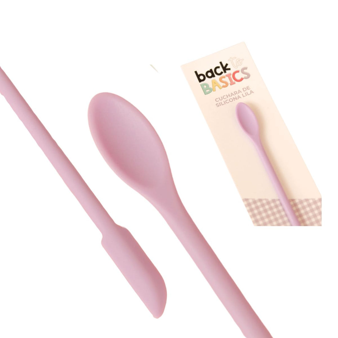 Cuchara de Silicon Lila Herramientas Mintopía