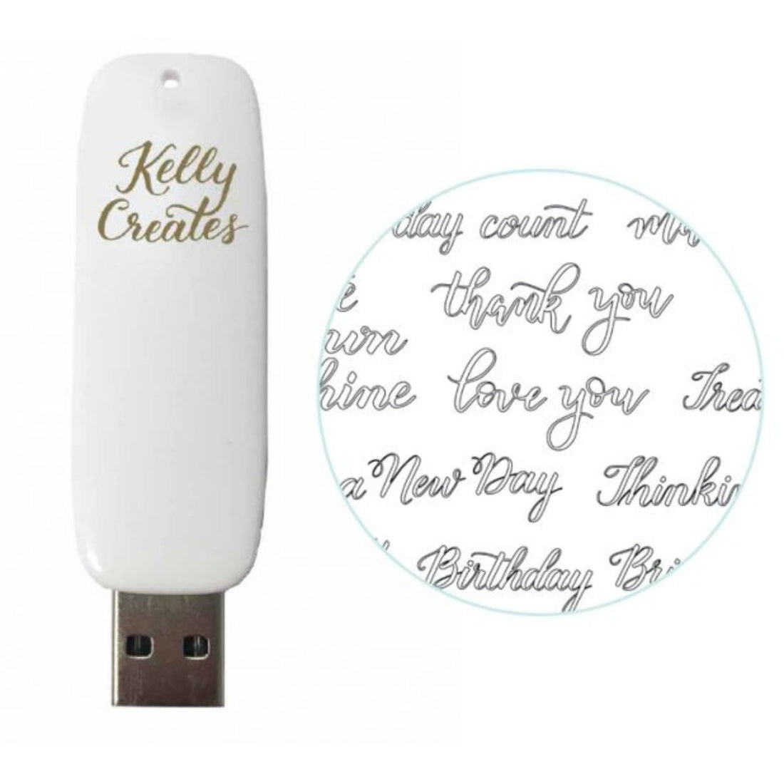 Foil Quill Kelly Creates USB Art / USB con Diseños para Foil Quill de Kelly Creates Accesorios We R Memory Keepers