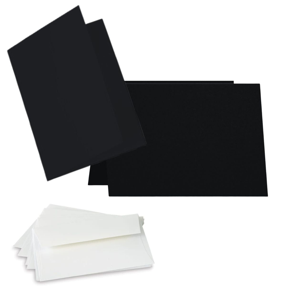 A7 Cards & Envelopes / Tarjetas Negras con Sobres