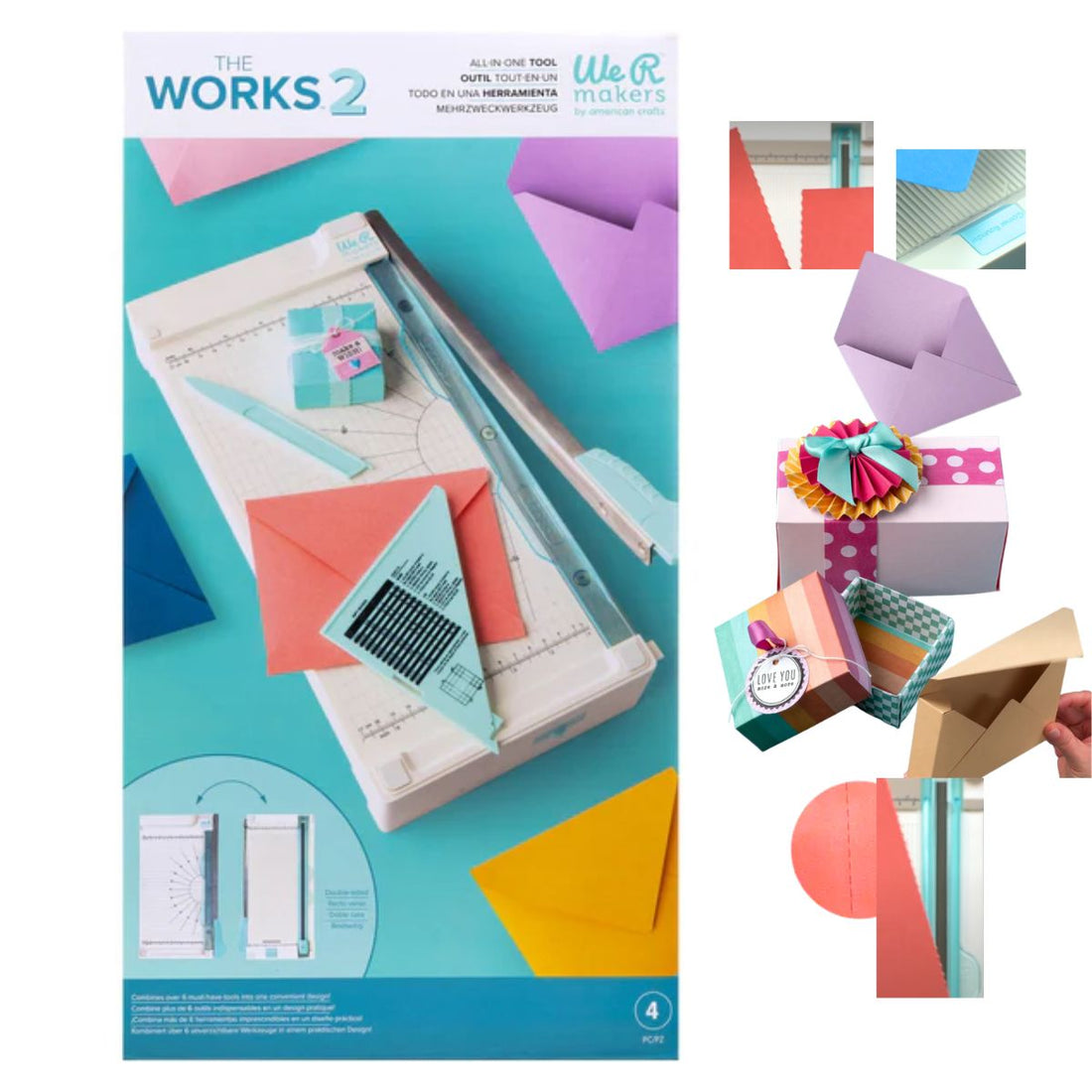 Craft Tool The Works 2 / Tabla Multifuncional 5 en 1 Herramientas We R Makers