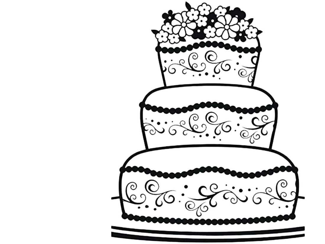 Embossing Fancy Cake / Folder de Grabado de Pastel Decorado Folders de Grabado Darice