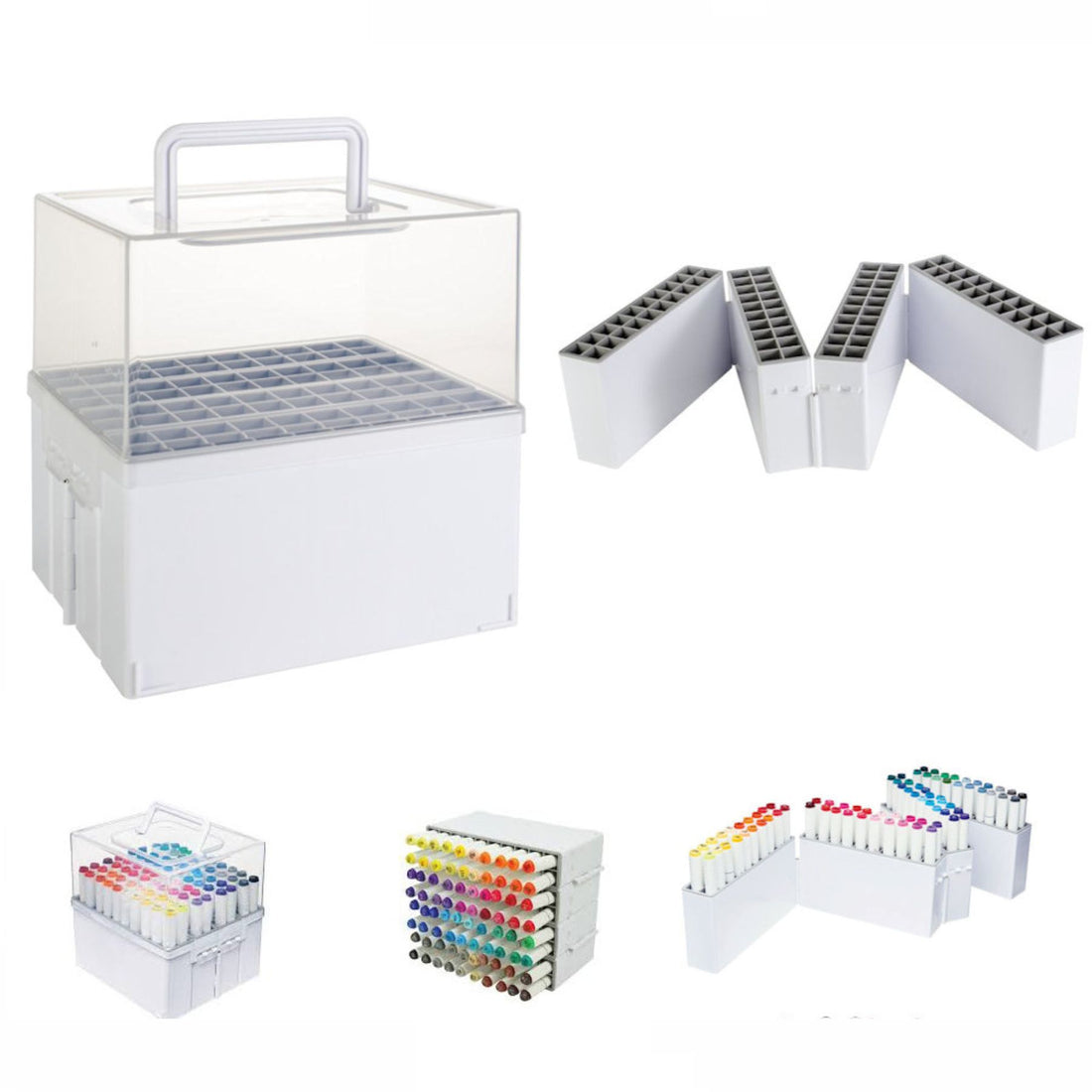 Expandable Marker Accordion Organizer / Organizador Para Marcadores Almacenamiento y Organización Deflecto