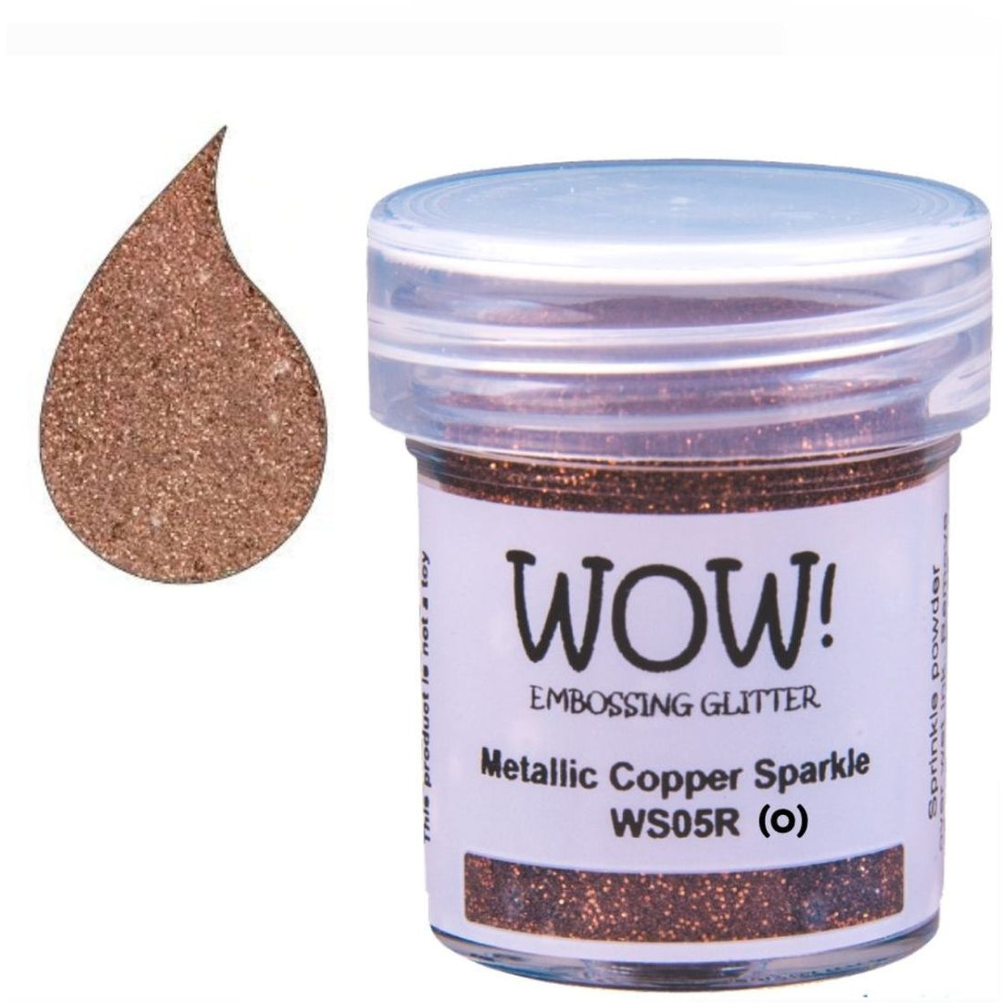 Metallic Copper Sparkle Embossing Powder / Polvo de Embossing Cobre Brilloso Polvos de Embossing Wow!