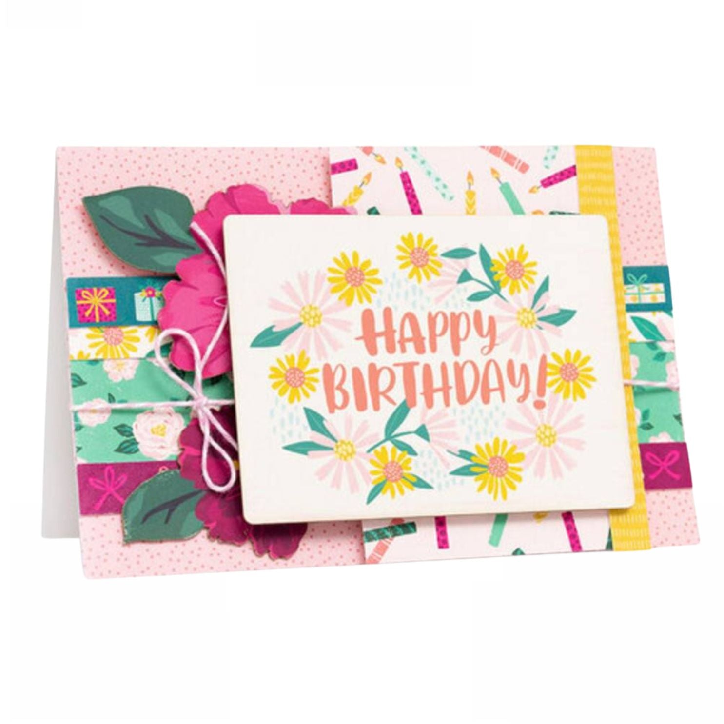 And Many More Clear Acrylic Stamps / Sellos de Polímero Cumpleaños Descontinuado Pink Paislee