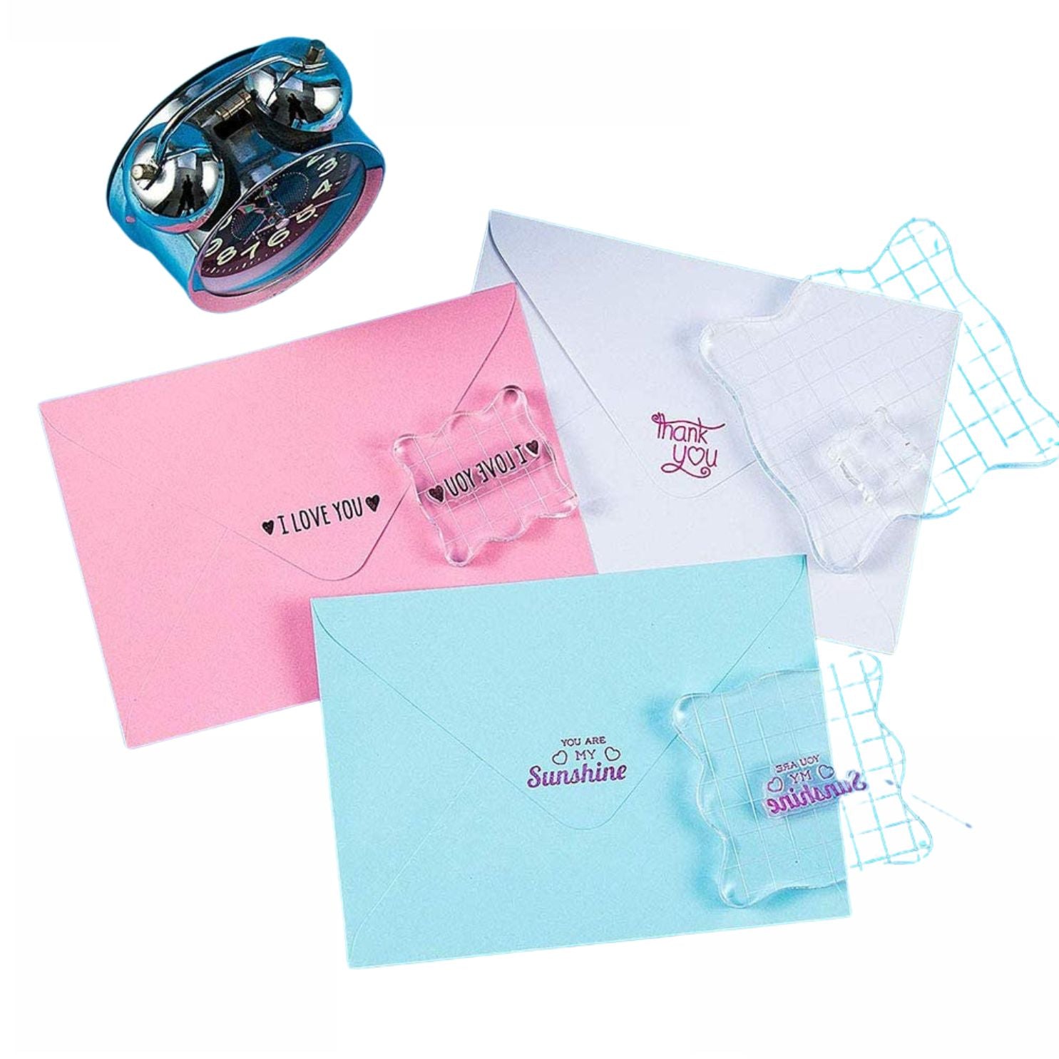 Bloque Acrílico para Sellos de 10 x 10 cm Herramientas Hobbees