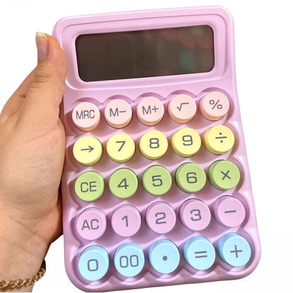Calculadora de 12 Dígitos Lila Herramientas Hobbees