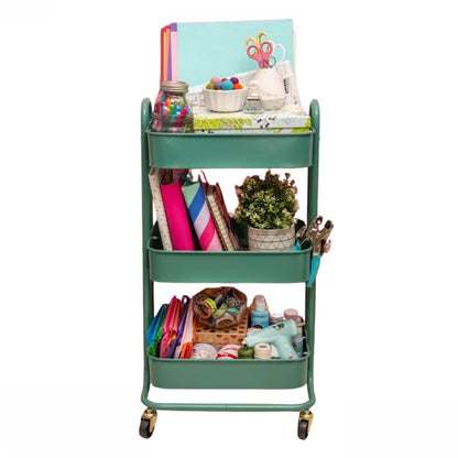 A La Cart Storage Cart Juniper / Carrito Organizador Enebro Almacenamiento y Organización We R Memory Keepers