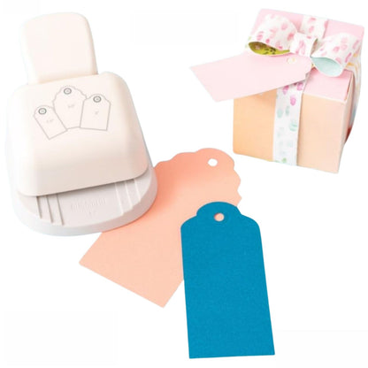 3 in 1 Rounded Tag Punch / Perforadora de 3 Etiquetas Redondas Perforadoras We R Memory Keepers