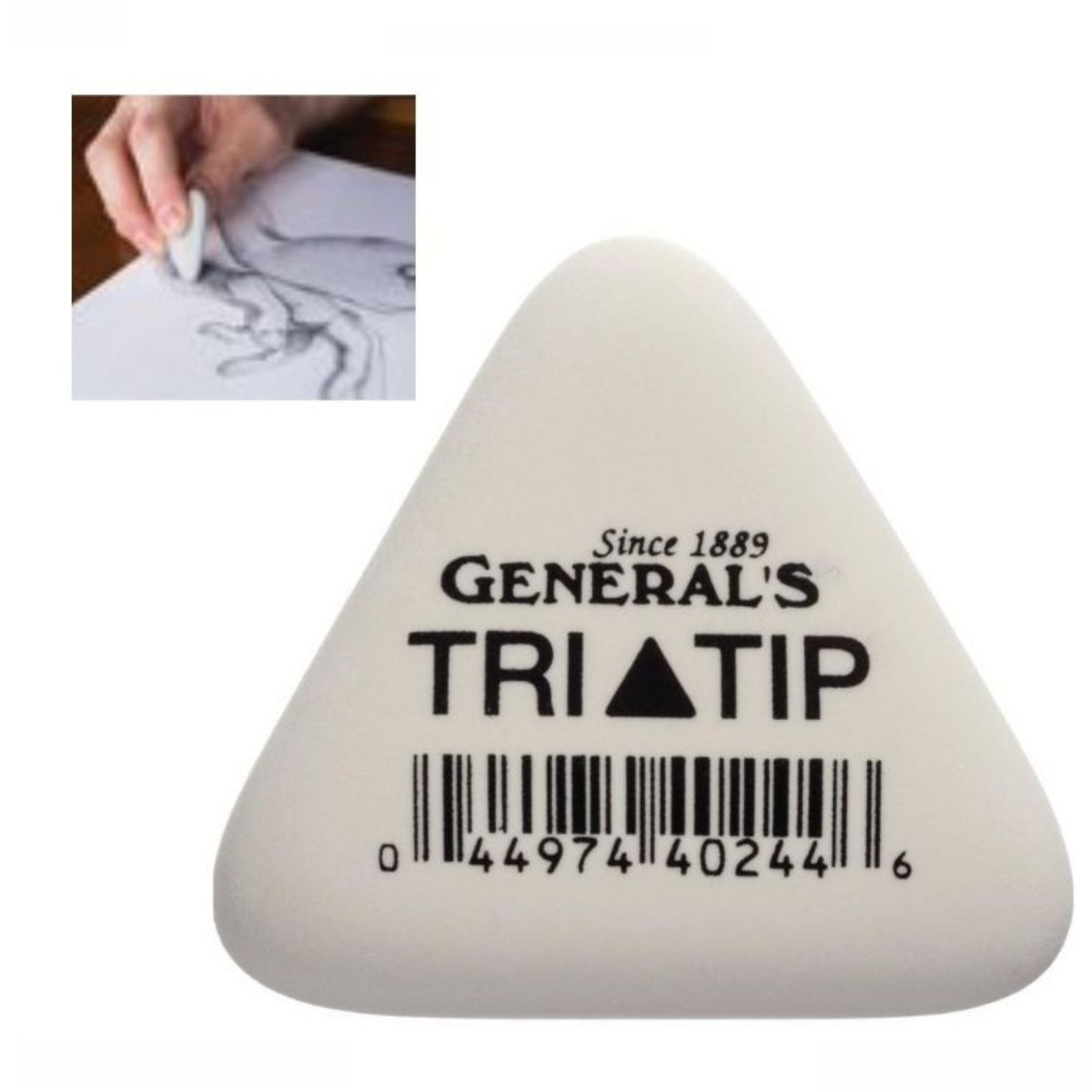 Tri-Tip Eraser / Goma Para Borrar Tres Puntas Gomas / Borradores General&