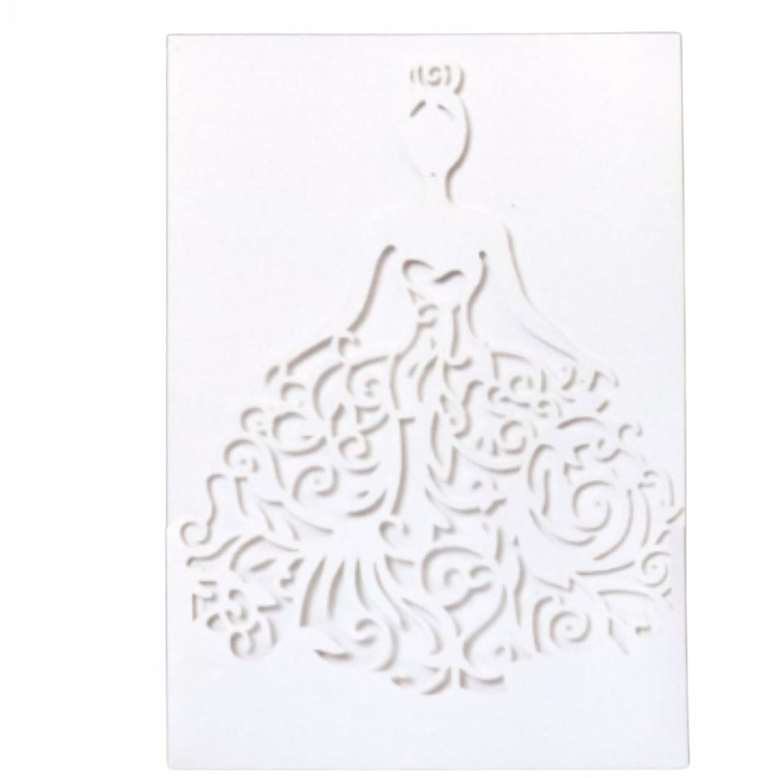 Suaje Para Invitaciones de Mujer con Vestido Calado Dados de Corte / Suajes / Troqueles Hobbees