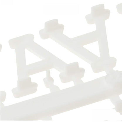 White 1&quot; Letters / Letras Blancas Para Tablero Accesorios DCWV