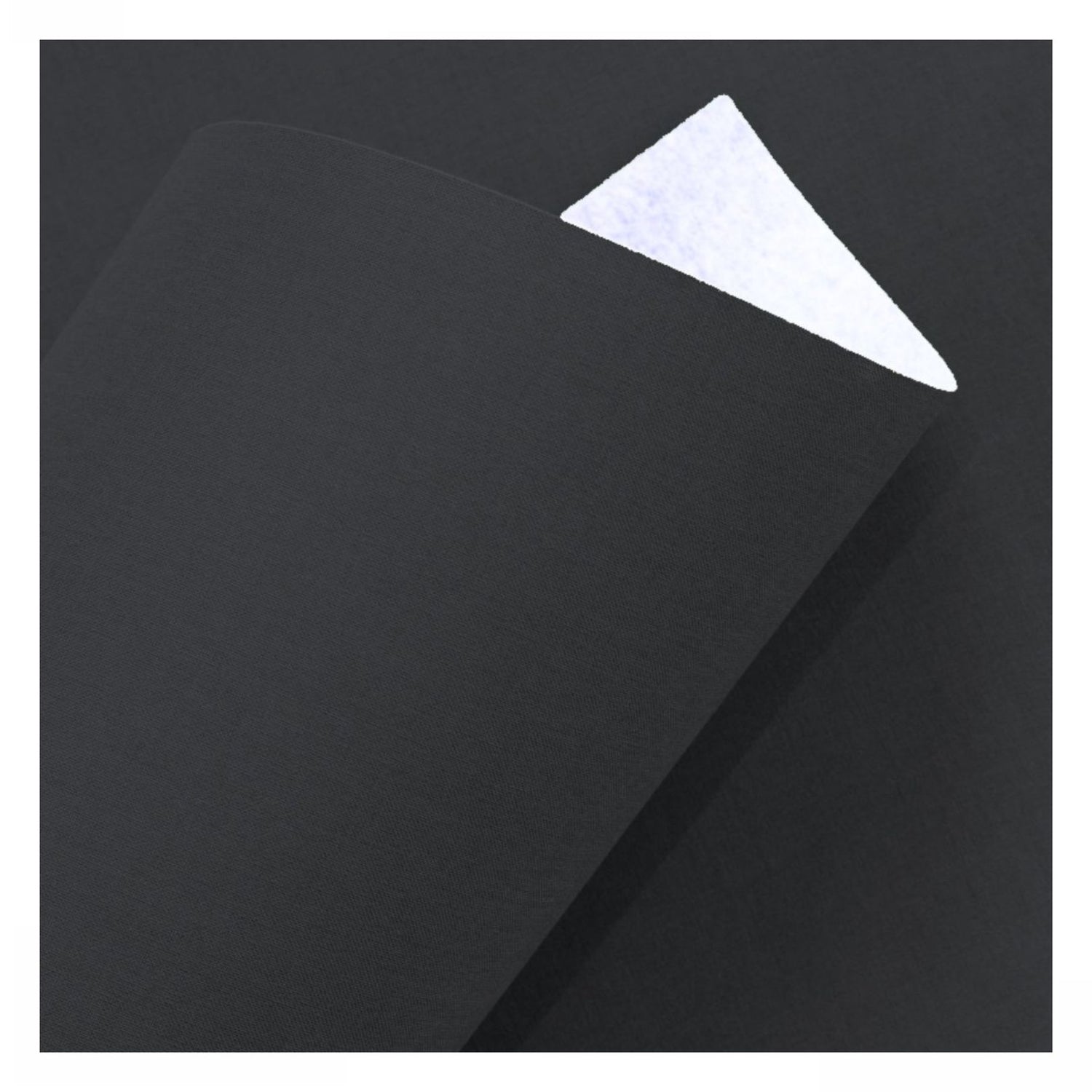 Lino Holandés para Encuadernación Brillanta Negro Encuadernacion Van Heek Textiles