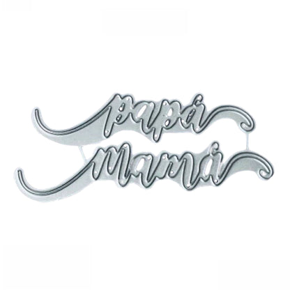 Suaje de Mamá Papá Dados de Corte / Suajes / Troqueles Hobbees