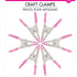 Craft Clamps / 6 Pinzas para Manualidades Herramientas Multicraft Imports