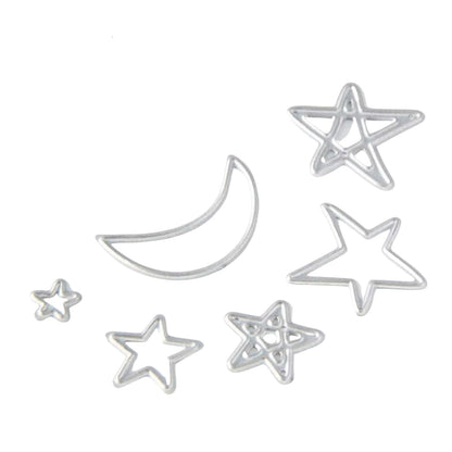 Suaje de Estrellas y Luna Dados de Corte / Suajes / Troqueles Hobbees