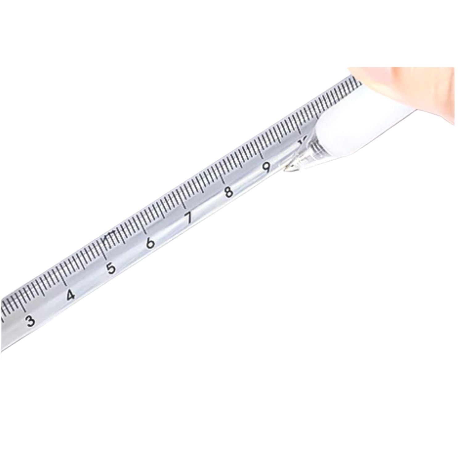 Regla Triangular Transparente 20cm Herramientas Hobbees