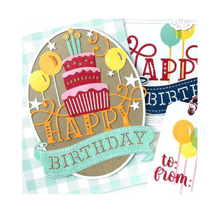 Suaje Happy Birthday 