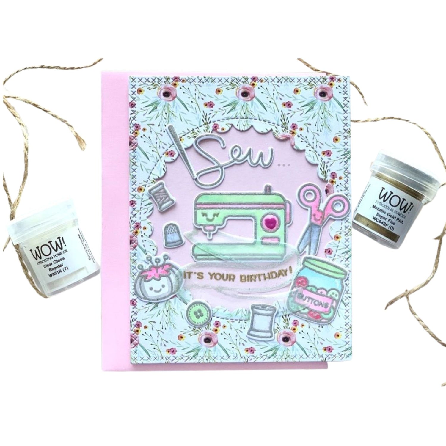 Clear Gloss Embossing Powder / Polvo de Embossing Brillo Transparente Polvos de Embossing Wow!