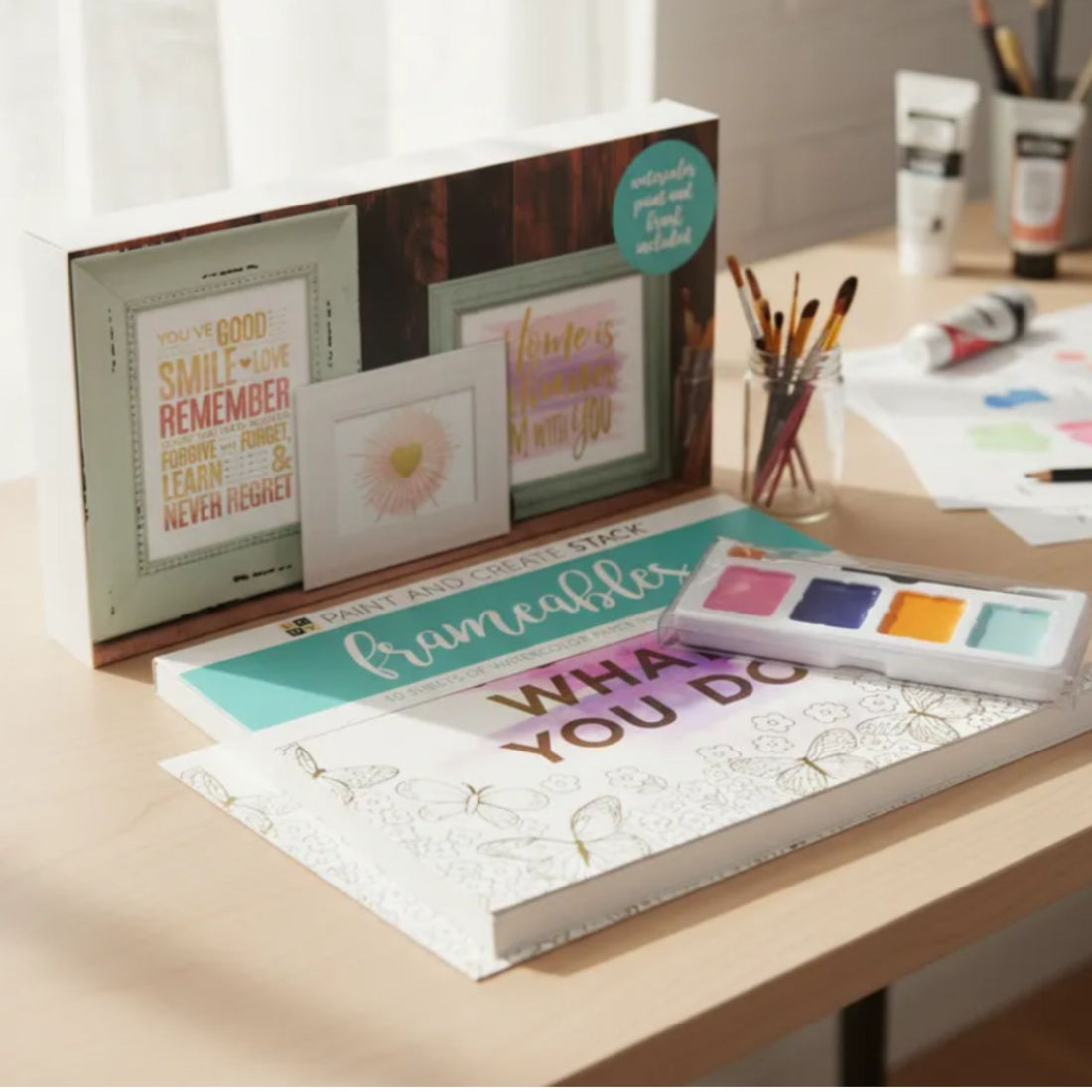 Watercolors Frameable Paper Stack / Block de Papel Acuarelable Papel DCWV