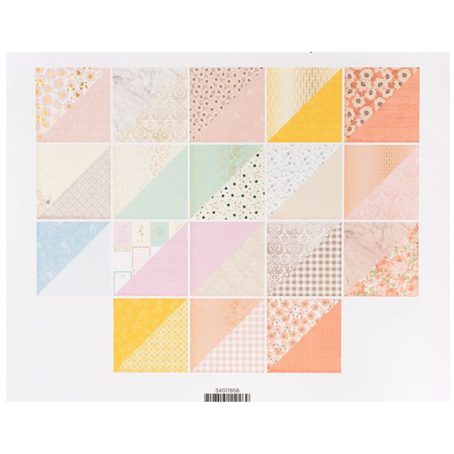 DCWV Double-Sided Magnolia Cardstock / Block de Cartulina Magnolia Papel DCWV