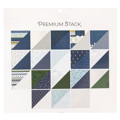 Midnight Magic Cardstock Stack 12" / Cartulina Doble Cara Navidad Magica Papel DCWV