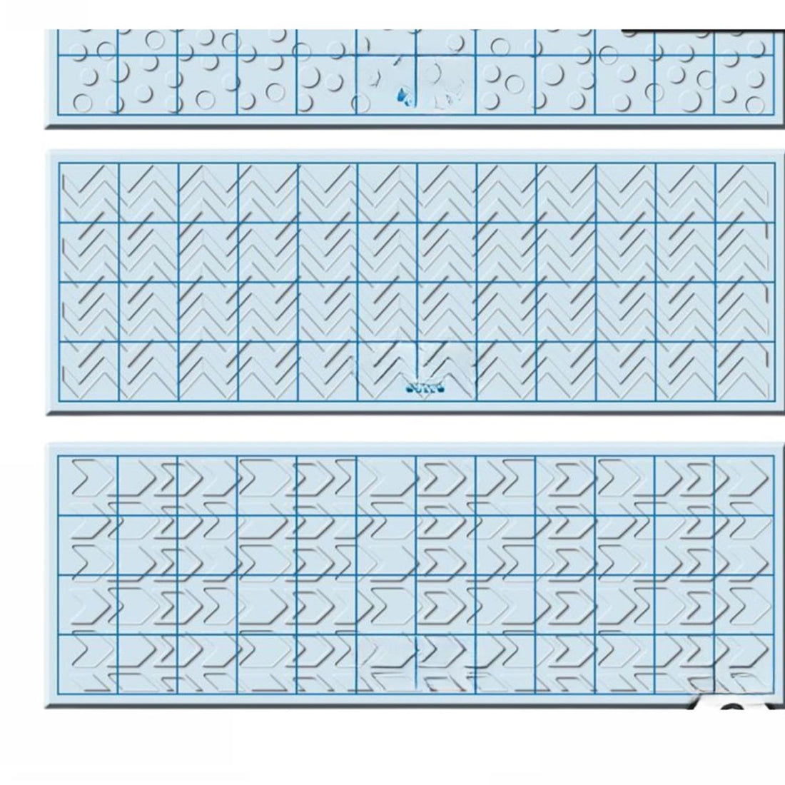 Embossing Folders Chevron, Geo, Dot / Folder de Grabado Chevron Geometrico y Lunares Folders de Grabado Ek Success