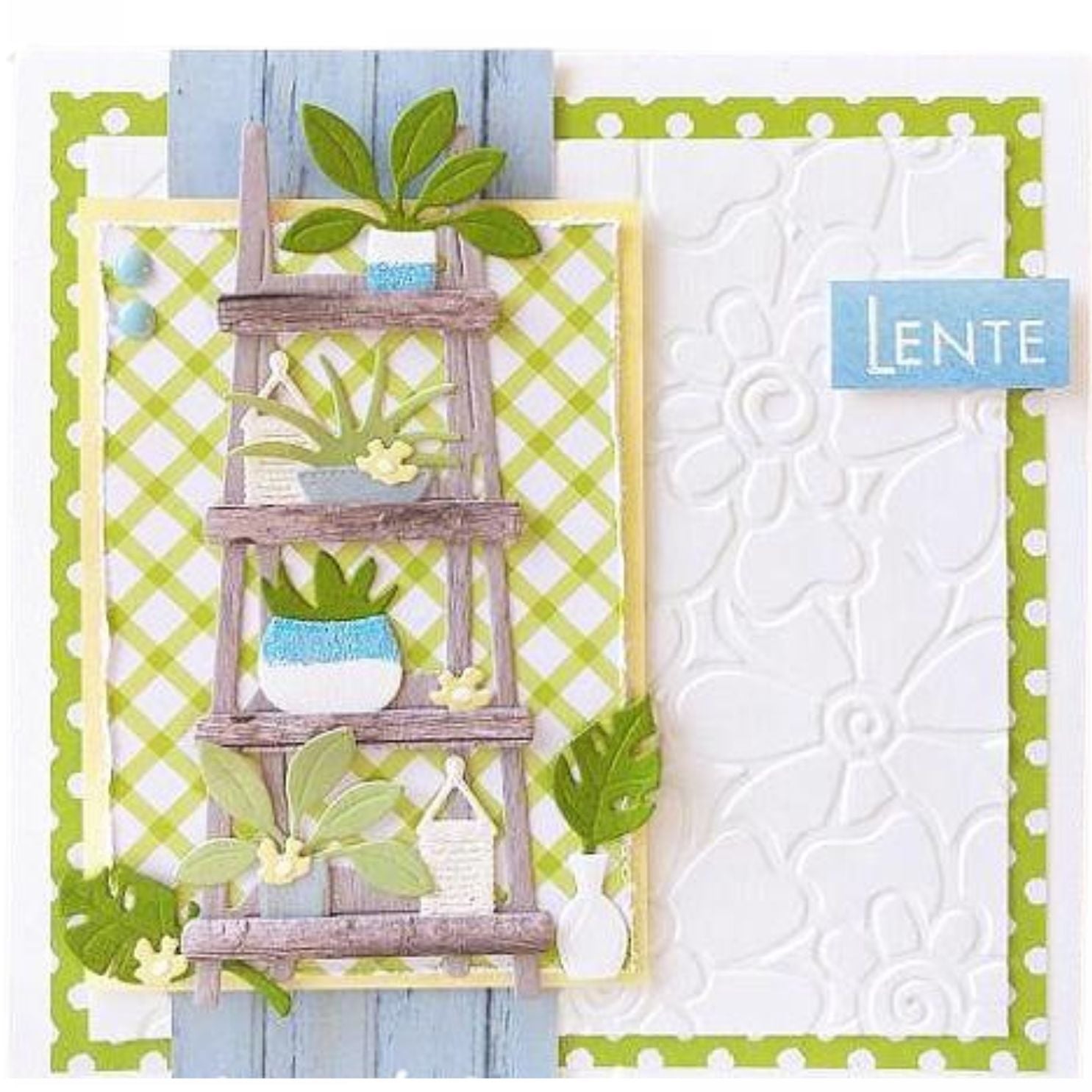 Embossing Folder &amp; Die Poppies / Suajes y Folder de Grabado de Amapola Dados de Corte / Suajes / Troqueles Leane Creatief