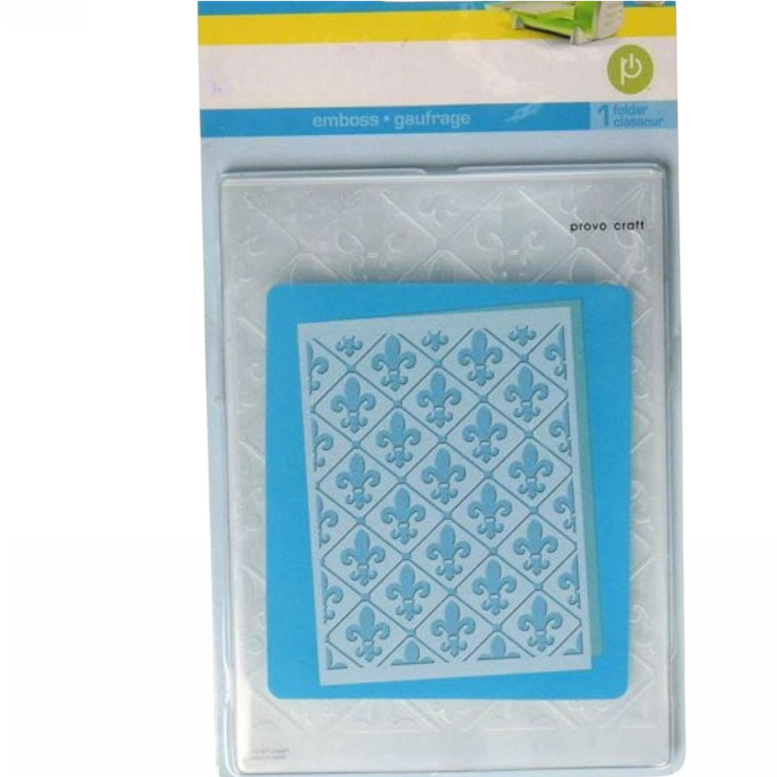 Folder de Grabado / Embossing Folder Fleur de Lis Folders de Grabado Cuttlebug