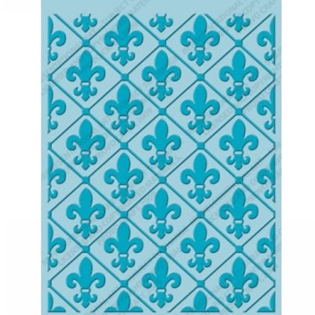 Folder de Grabado / Embossing Folder Fleur de Lis Folders de Grabado Cuttlebug