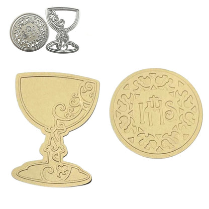 Suaje de Copa Cáliz y Hostia de Comunión Filigrana Dados de Corte / Suajes / Troqueles Hobbees