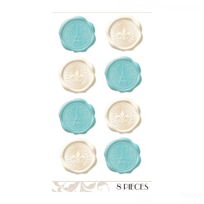 Parisian Round Seals Stickers / Estampas Sello Tipo Lacre Stickers Jolee&