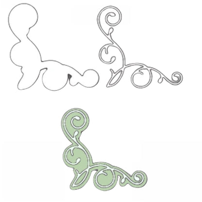 Angwin Corner Dies / Suaje de Corte Esquina Arabesco Descontinuado Poppy Stamps